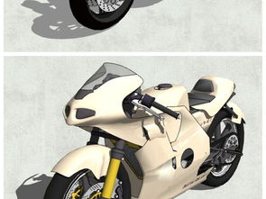 精品创意摩托车交通工具SU模型设计素材 其他模型大全 18692783
